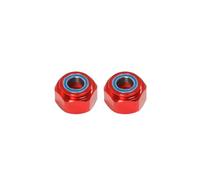 Parti per Auto RC per Tamiya DT03 1/10 rc Car Upgrade Modifica Parti Accessori 2 Pezzi Adattatore Mozzo Esagonale Ruota Anteriore Metallo da 12 Mm(Red)