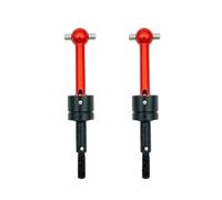 Parti per Auto RC per Tamiya per TT-01 per TT01 per TT-02 TA04 1/10 Metallo CVD RC Car Cardan Drive Shaft 53792 RC Car Upgrade Parts Colori Multipli Disponibili(Red,2pcs)