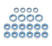 Parti per Auto RC per Tamiya per TT01 per TT-01 TT01E TT01D per TT02B 1/10 RC Ricambi Auto Accessori 20 Pezzi Kit Cuscinetto A Sfere Sigillato Gomma