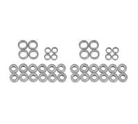 Parti per Auto RC per Tamiya per TT01 TT01D TT01E TT01R DF02 1/10 rc Car Upgrade Modifica Parti Accessori Kit 40 Pezzi Cuscinetti A Sfera
