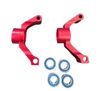 Parti per Auto RC per Tamiya per TT02 1/10 RC per Auto per Turismo Parti di Modifica Accessori Montanti Posteriori Alluminio(Red)