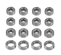 Parti per Auto RC per Tamiya per TT02 TT02D 1/10 rc Car Upgrade Parts Accessori Kit Cuscinetti A Sfera Acciaio da 16 Pezzi