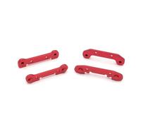Parti per auto RC Per Wltoys 124018 124019 144001 144010 1/12 1/14 4 Pezzi Metallo Rinforzato Braccio Oscillante RC Accessori Auto Aggiornamenti E Sostituzioni(Red)