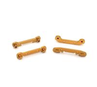 Parti per auto RC Per Wltoys 124018 124019 144001 144010 1/12 1/14 4 Pezzi Metallo Rinforzato Braccio Oscillante RC Accessori Auto Aggiornamenti E Sostituzioni(Yellow)