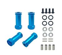 Parti per auto RC Per Wltoys 12428-ABC 12429 12423-ABC 12423 1/12 rc Car Parts 12mm Alluminio Ruota Esagonale Mozzo Adattatori Lungo 30mm Adattatore Estensione Combinatore Accoppiatore(Sky Blue)