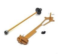 Parti per auto RC Per Wltoys Per 124016 124017 124018 124019 Per RIaarIo 1/12 rc Car Metallo Secondo Piano Scheda Albero Di Trasmissione Centrale Ingranaggio Principale Parti Aggiornamento(Yellow)