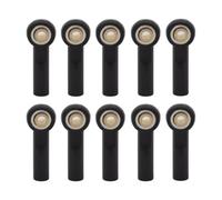 Parti Per Axial Per SCX10 II D90 D110 Per Tamiya CC01 1/10 RC Auto Barca Auto Aereo Parti FAI DA TE In Metallo M3 27 MILLIMETRI Collegamento Tie Rod End Giunto Estremità(Black)