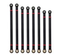 Parti Per Axial Per SCX10 Per RGT 86100 1/10 8 Pz/lotto Collegamento In Alluminio Filettato Internamente Con Set Di Estremità Asta M3 Per Passo 313 Mm Parti Per Cingolati RC(Black,7mm)