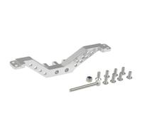Parti Per Axial Per SCX10 Per Wrangler 90047 1/10 4 Set Di Montaggio Assale Barra Di Collegamento Rinforzo Assale Anteriore/posteriore Lega Nera RC Crawler Car(Silver,Rear)