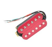 Parti per chitarra a vite regolabile con bobina in plastica, pickup al manico Humbucker per chitarra elettrica rosa Pickup Professionale Per Chitarra Elettrica