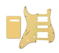 Parti Per Chitarra Battipenna St Con Piastra Posteriore Per Chitarra Classica Mancina ST HSH 11 Fori Battipenna e Piastra Copri Molle(3Ply 1)