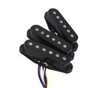 Parti per chitarra elettrica 3 Pz Flat-Top Alnico 5 Chitarra Single Coil Pickup Nero 50/50/52mm Per Chitarra Elettrica ST/FD