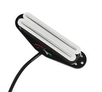 Parti per chitarra elettrica 3 Pz Pickup Hot Dual Rails In Ceramica Pickup Single Coil Pickup Hot Dual Rails Per Parti Di Chitarra Elettrica ST/SSS (Color : White)