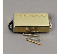 Parti per chitarra elettrica Alnico 5 Humbucker Pickup a 4 conduttori collo o ponte 1 pezzo Pickup-Set Chitarra Elettrica(Gold Neck)