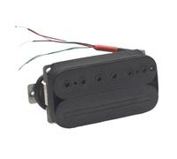 Parti per chitarra elettrica Chitarra Elettrica Humbucker 16.6K Vite Esagonale Regolazione Doppia Bobina Con Cavo A 4 Conduttori/Split Bobina Alnico 5 Nero
