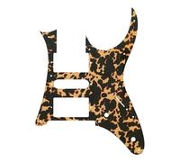 Parti Per Chitarra Elettrica Da 5 Pezzi - Per Battipenna Humbucker Piastra Antigraffio Con Motivo A Fiamma Materiale A 4 O 3 Strati(4Ply7)