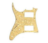 Parti per chitarra elettrica da 5 pezzi - Piastra antigraffio per pickup per battipenna per chitarra per mancini con 10 viti di montaggio Battipenna e Piastra Copri Molle(4Ply1)