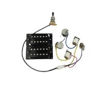 Parti per chitarra elettrica Pickup Per Chitarra Pickup Humbucker Pickup Per Chitarra Elettrica SH1n SH4 4C Zebra/Set Nero (Color : Bk Push-Pull)
