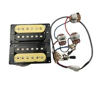 Parti per chitarra elettrica Pickup Zebra 4C Con Cablaggio Pickup Zebra 2V1T Set Pickup Per Chitarra Elettrica (Color : 2)