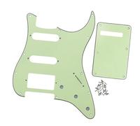 Parti Per Chitarra Set Di 11 Fori Per Battipenna Per Chitarra Elettrica ST SSH HSS Piastra Posteriore Per Chitarra 8 Colori A Scelta(3Ply C)