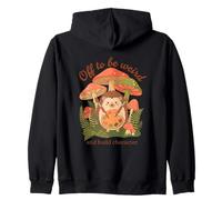 Parti per Essere Strano e Costruire Il Personaggio di Hedgehog Cottagecore Felpa con Cappuccio