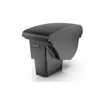 Parti Per Interni Auto Per Kia Per Soul 2007 2008 2009 2006-2017 Bracciolo Centrale In Pelle Con USB(A1 Black red Corium)