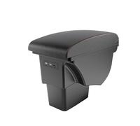Parti Per Interni Auto Per Kia Per Soul 2007 2008 2009 2006-2017 Bracciolo Centrale In Pelle Con USB(B1 Black red leather)