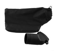 Parti per levigatrice a nastro con sacchetto antipolvere e connettore per sega troncatrice 255, confezione da 2, struttura in tessuto e plastica, nero, uscita aria parallela