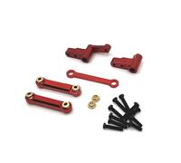 Parti Per MJX 14301 14302 14303 1/14 Asta Di Montaggio Dello Sterzo Telecomando Auto Metallo RC Modello Auto Cingolata Camion Parti Di Aggiornamento(Red)