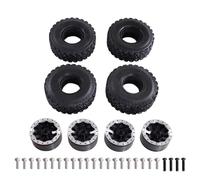Parti Per MN 1/12 Per MN82 LC79 Per MN78 D90 D91 D96 99S Per WPL Full Per Range Per Feiyu Per JJRC 1/16 RC Mozzo Ruota Clip Pneumatici(Black)