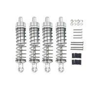 Parti Per MN D90 Per MN-90 Per MN99S E Per WPL C14 C24 C34 1 Set RC Car Ammortizzatore Metallo Parti Aggiornamento Accessori(Silver)