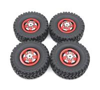 Parti Per MN Per MN82 LC79 Per MN78 Per WPL C14 C24 1/16 1/12 Naughty Dragon Accessori Per Auto Telecomandate Ruote E Pneumatici In Metallo(Red)