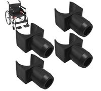 Parti per sedia a rotelle, set di guide per sedili, per binario tipo U, 4,2 x 2,2 x 2 cm, supporto scorrevole liscio, supporto per riabilitazione all'aperto e mobilità quotidiana