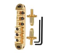 Parti Per Selle A Rulli Per Ponte Per Chitarra Chitarre Elettriche Accessorio Per Parte Per Chitarra Con Ponte A Sella Per Chitarra In Lega Di Zinco (Color : Gold)