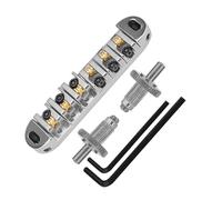 Parti Per Selle A Rulli Per Ponti Per Chitarra Parti Per Chitarre Elettriche Accessori Argento Nero Oro (Color : Silver)
