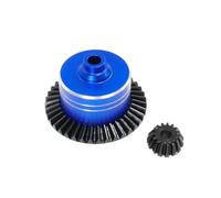 Parti Per Tamiya Per TT02 Per TT02B Per XV02 1/10 RC Auto Parti Di Aggiornamento Accessori Custodia Differenziale In Metallo Con Ingranaggio Principale In Acciaio Spur Gear(Blue)