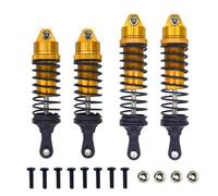 Parti Per Traxxas Per Slash Per Rustler Per VXL Per Stampede 4x4 4WD 2WD 1/10 RC Auto Aggiornamento Parte In Alluminio Anteriore E Posteriore Ammortizzatori Assemblato(Yellow)