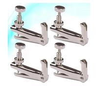 Parti per violino Regolatore di corde Accordatori fini Accessori per violino Argento pezzi di ricambio per violino (Size : L)