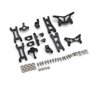 Parti Per Wltoys 244016 Per LOSI Micro-B 1/24 2WD Per Buggy RTR Metallo Per Forcellone C Per Sedile Coppa Dello Sterzo Parti Della Ruota Posteriore Set Da 7 Pezzi(Silver)