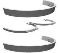 Parti Plastiche Ricambio per Cuffie Skullcandy Crusher Wireless Stampa 3D