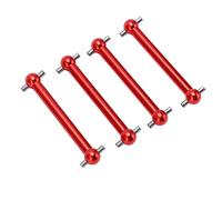 Parti RC di SustVita TT02B, Albero di trasmissione in lega di alluminio anteriore posteriore RC Oso per cane per 1/10 RC set di ricambio per aggiornamento auto (Rosso)