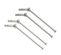 Parti RC Per Arrma 1/8 Per Outcast Per Notorious Per Kraton Sostituzione Acciaio Anteriore Posteriore Albero Trasmissione CVD Albero Trasmissione RC Auto Parti Aggiornamento Accessori(Silver,Set)