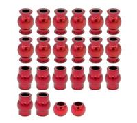 Parti Rc Per Arrma Per Senton Per Granite Per Typhon 4X4 3S 550 Big Per Rock Per Vorteks 1/10 22 Pezzi Tiranti Ammortizzatore A Sfera Perno Sterzo(Red)