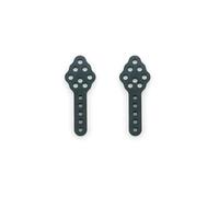 Parti Rc Per Axial Per SCX10 90046 D90 D110 2 Pezzi Supporto Ammortizzatore In Metallo CNC Regolabile In Per Altezza Angolo RC Crawler(Black)