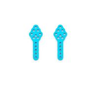 Parti Rc Per Axial Per SCX10 90046 D90 D110 2 Pezzi Supporto Ammortizzatore Metallo Con Per Altezza Regolabile Staffa Angolare Ricambi Auto RC(Blue)