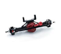 Parti RC Per Axial Per SCX10 D90 1/10 Assale Anteriore Posteriore In Metallo CNC Con Base Servo RC Per Parti Di Aggiornamento Per Auto Cingolate Per Rock Crawler(Black,Front)