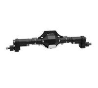 Parti RC Per Axial Per SCX10 II 90046 90047 D90 1/10 Assale Portale Anteriore E Posteriore In Lega Di Alluminio CNC Anodizzato RC Per Rock Crawler Ingranaggio A Spirale(Black,Rear)