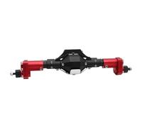 Parti RC Per Axial Per SCX10 II 90046 90047 D90 1/10 Assale Portale Anteriore E Posteriore Lega Di Alluminio CNC Anodizzato RC Per Rock Crawler Ingranaggio A Spirale(Red,Rear)