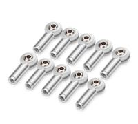 Parti RC per Axial per SCX10 II D90 D110 per Tamiya CC01 1/10 Giunto Sferico Terminale del Tirante Collegamento in Metallo M3/M4 per Auto RC, Barca, Aeroplano, Parti Fai da Te(M3 Anti 2)