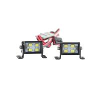 Parti RC Per Axial Per SCX10 Per Capra Per TRX4 Per TRX6 D90 CC01 YK4102 1/10 RC Car Per Super Bright Light Bar Lampada Da Tetto CH3 Control RC Crawler Car(17mm)